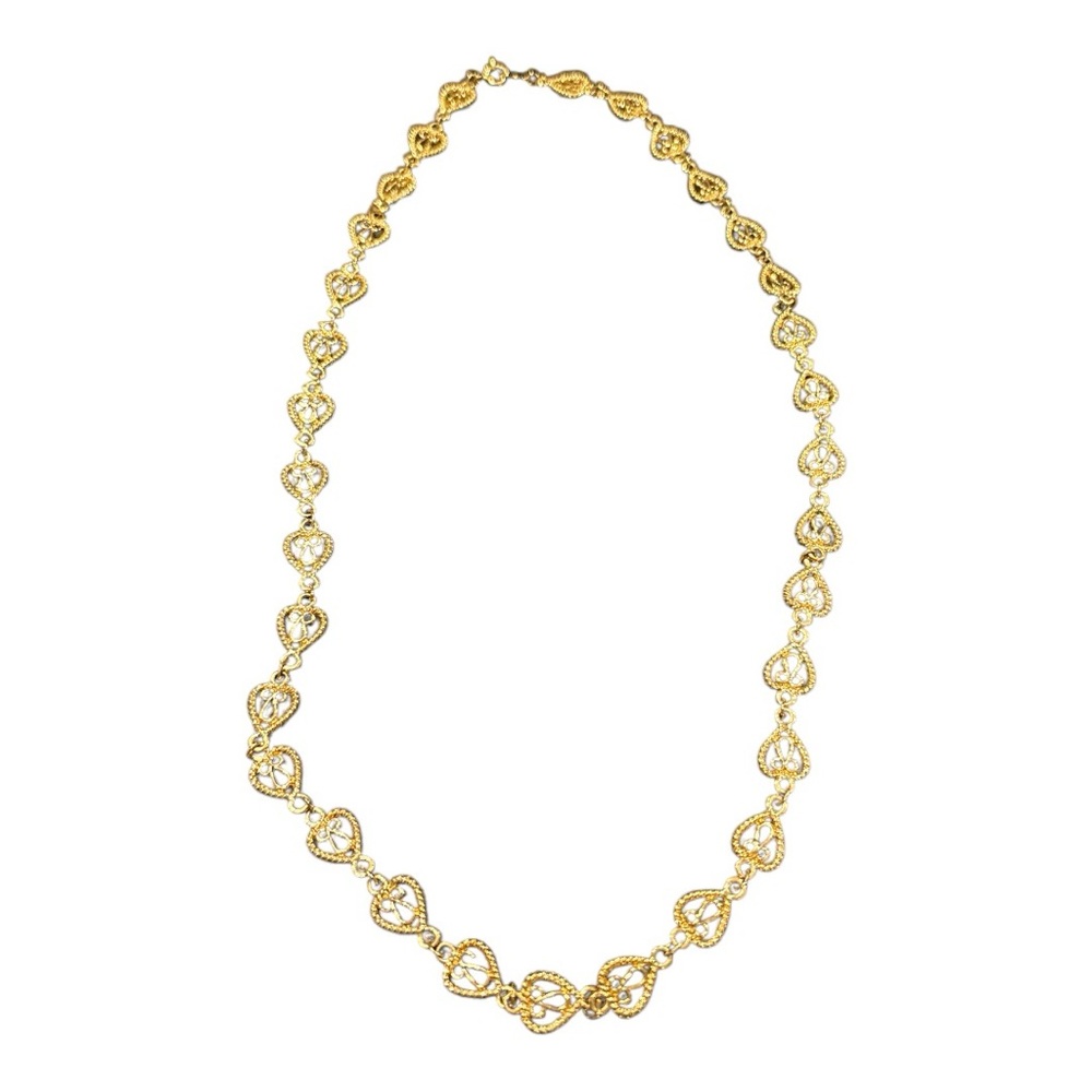 Avon Marked Vintage Gold Tone Link Necklace LS